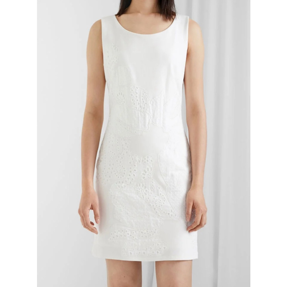 Desigual Houston Dress Size S White Sleeveless